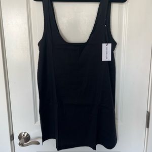 WeWoreWhat- Black Linen Shift Dress- New with Tags!